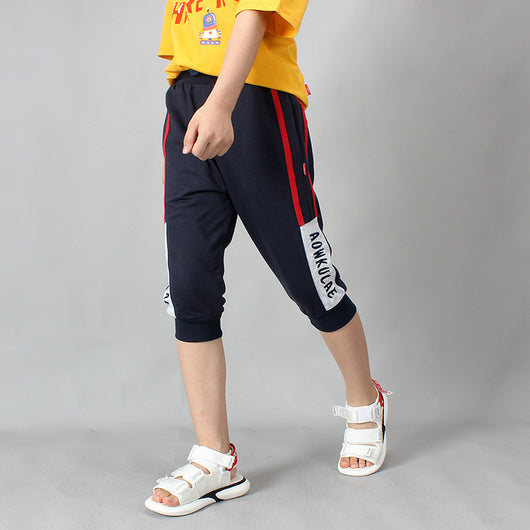 Pantalones Casuales de Algodón Puro para Niños con Estilo Deportivo - Image 5