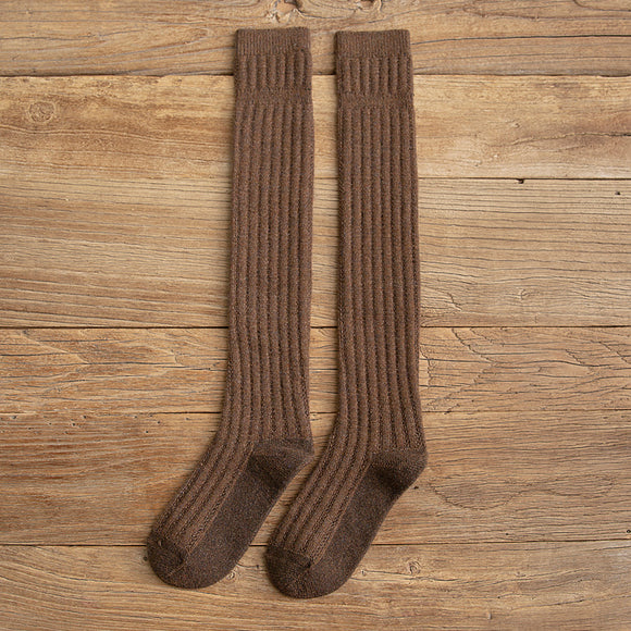 Calcetines Largos Estilo Universitario Clásico