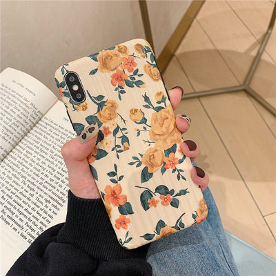 Funda de Celular con Flores Francesas - Diseño Elegante y Simple