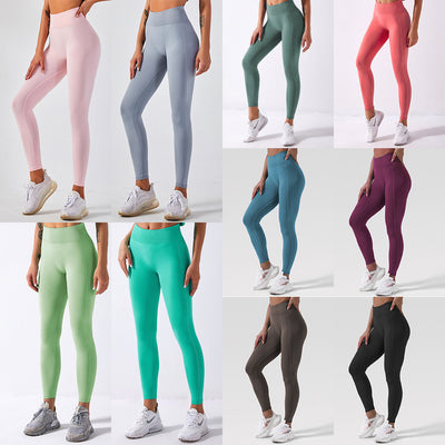 Pantalones Deportivos Elásticos sin Costuras Transpirables - Image 11