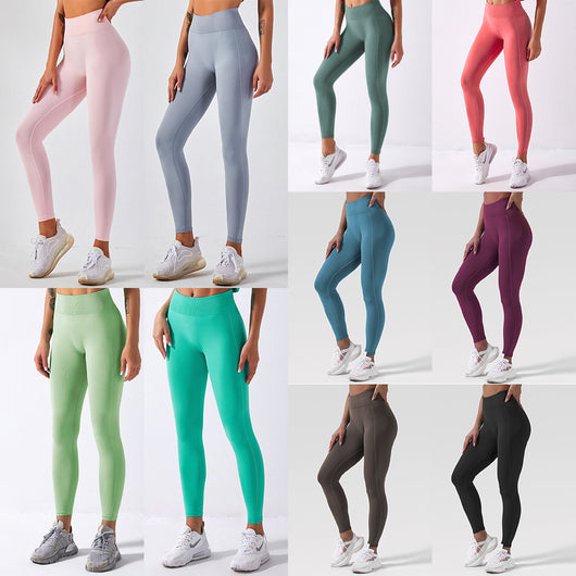 Pantalones Deportivos Elásticos sin Costuras Transpirables - Image 11