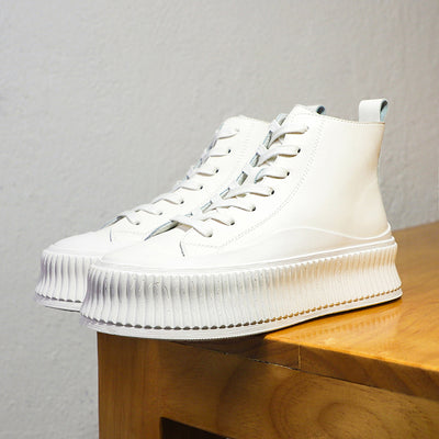 Zapatillas Canvas Altas para Mujer con Suela Gruesa - Image 4
