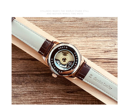 Reloj Automático Mecánico para Hombre con Esqueleto Visible y Resistencia al Agua - Image 33