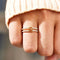 Anillo de Circonia Cúbica Estilo Europeo Americano