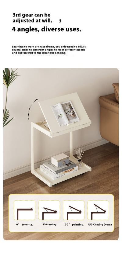 Mesa Auxiliar de Madera Maciza con Almacenamiento Removible - Image 17