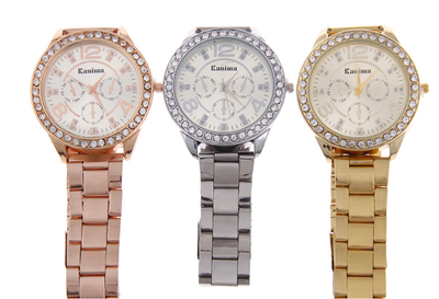Reloj Británico de Acero Inoxidable con Diamantes de Alta Gama - Image 5
