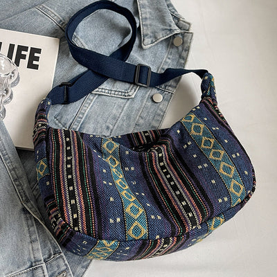 Bolso Bandolera Étnico Dumpling de Gran Capacidad - Estilo Moderno para Mujer - Image 9