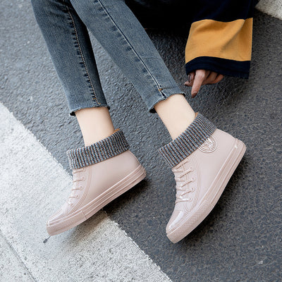 Botas Impermeables de Moda Primavera Otoño para Mujer - Estilo Laboral - Image 6