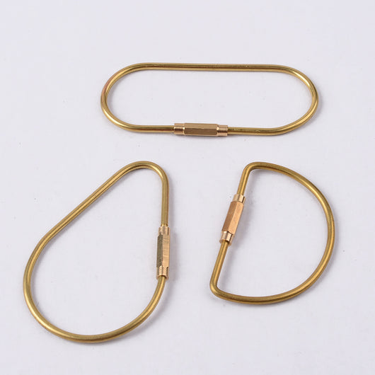 Organizador de Llaves Retro Dorado con Hebilla de Cobre Puro para Automóvil - Image 8
