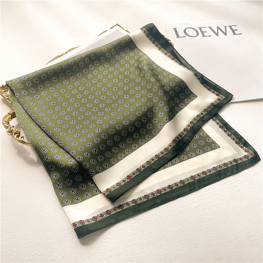 Pañuelo de Seda Estilo Hong Kong Lunares - Primavera y Verano - Image 33
