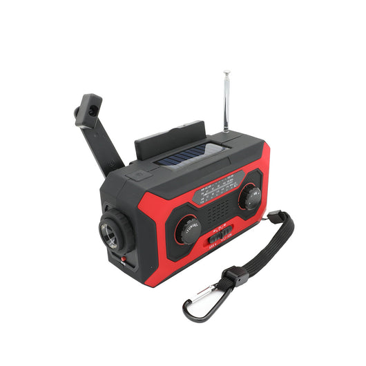 Radio Linterna Solar con Cargador de Emergencia y Manivela - Image 3