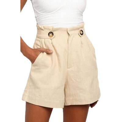 Pantalones Rectos de Cintura Alta con Volantes - Estilo Europeo y Americano - Image 10
