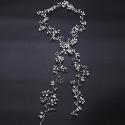 Diadema de Cristal y Perlas para Vestido de Novia - Image 3