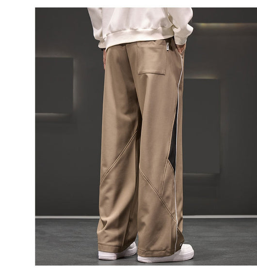 Pantalones Casuales Impermeables Talla Grande Hombre Corte Recto - Image 11