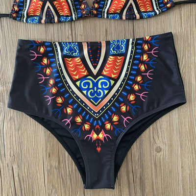 Bikini Floral de Cintura Alta para Mujer - Image 19