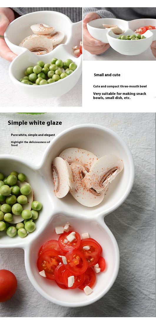 Tazón de Cerámica Blanca para Salsas y Condimentos - Image 7