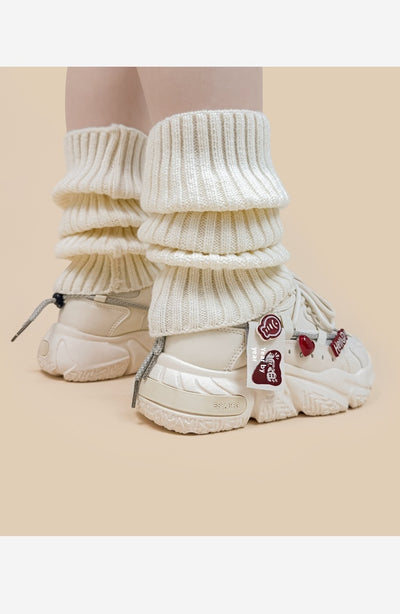 Zapatillas Deportivas Blancas con Suela Gruesa para Mujer - Image 11