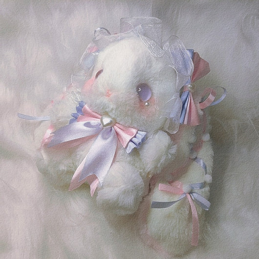 Bolsa Mensajera Peluche Conejo Lop Ears - Diseño Artesanal Adorable - Image 13