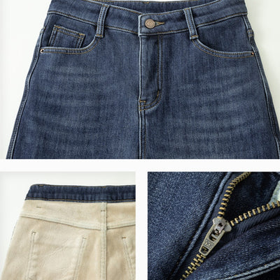 Jeans Cortos Acolchados para Mujer con Forro Térmico - Image 15