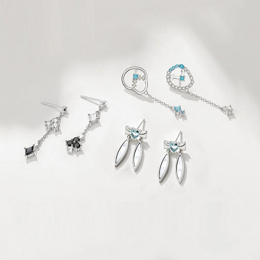 Aretes de Plata 925 Personalizados Estilo Mori Ins para Estudiantes - Image 10