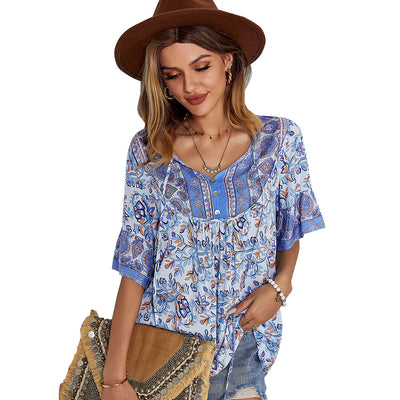 Blusa Suelta de Verano para Mujer - Estilo Personalizado y Cómodo - Image 3