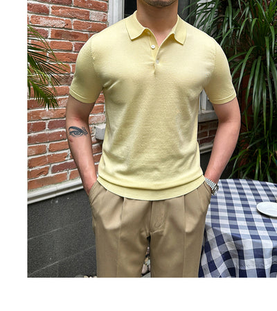 Polo Ejecutivo Manga Corta Color Sólido - Image 15
