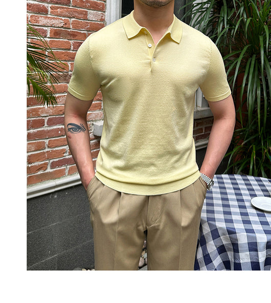 Polo Ejecutivo Manga Corta Color Sólido - Image 15