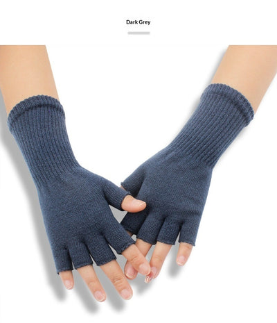 Guantes Térmicos Acrilicos Ribeteados con Dedos Abiertos - Image 15