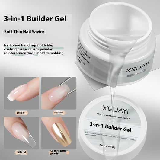 Gel Base Constructor Blanco para Uñas - Refuerzo y Modelado Profesional - Image 13