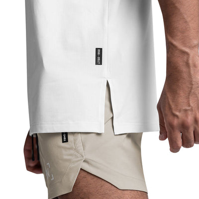 Playera Deportiva Hombre Transpirable Absorbe Sudor Color Sólido - Image 5