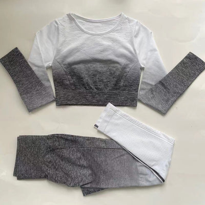 Conjunto de Yoga Tie Dye con Degradado de Colores - Image 12