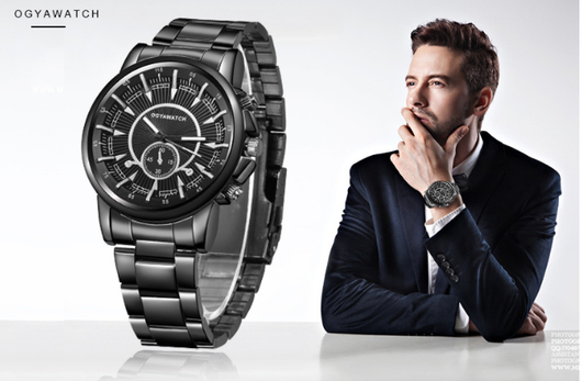 Reloj para Hombre con Pulsera de Acero Inoxidable - Image 8