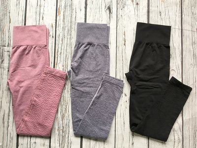 Pantalones Deportivos Cintura Alta Sin Costuras con Levantamiento Push-up para Yoga y Running - Image 42