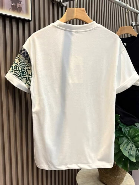 Playera Casual Profesional para Hombre - Diseño de Bloques de Color Verano - Image 20