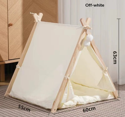 Casa Carpa para Gatos con Arenero Removible y Lona Lavable - Image 8
