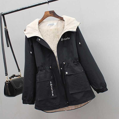 Chaqueta Cortavientos Suelta Estilo Coreano Casual para Mujer - Image 2