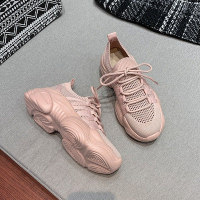 Zapatillas Deportivas Tejidas para Mujer - Talla Grande 41-43 Respirable y Cómoda - Image 11