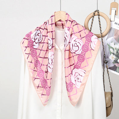 Pañuelo de Seda Estampado para Mujer - Image 13