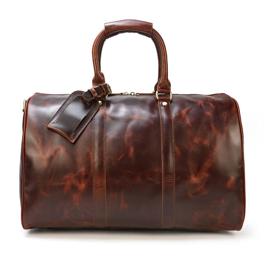 Bolso de Cuero Genuino Gran Capacidad Estilo Casual
