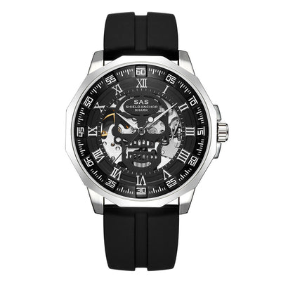 Reloj Mecánico Hueco de Lujo con Correa de Acero Inoxidable - Image 6