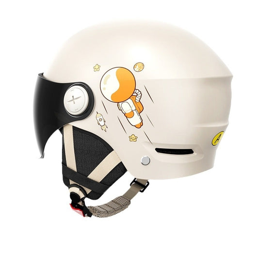 Casco de Moto Eléctrica Semiabierto de Seguridad Unisex Verano - Image 4