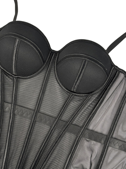 Corsé Reductor de Malla Estilo Europeo - Camiseta Ajustadora de Cintura - Image 58
