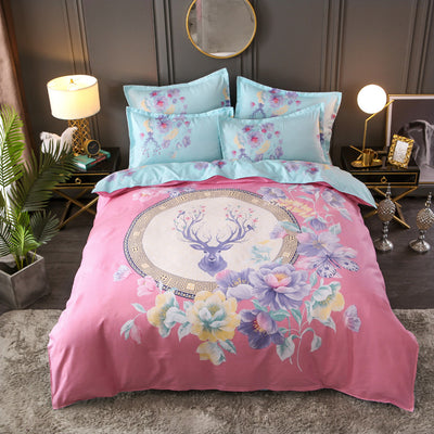 Juego de 4 Piezas de Cashmere Floral Acolchado para Bodas - Image 36