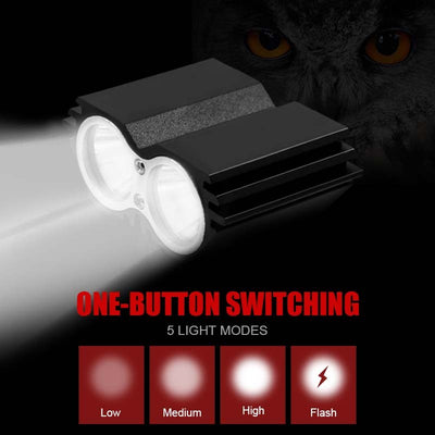 Faro LED Búho para Bicicleta - Luz Frontal Potente - Image 6