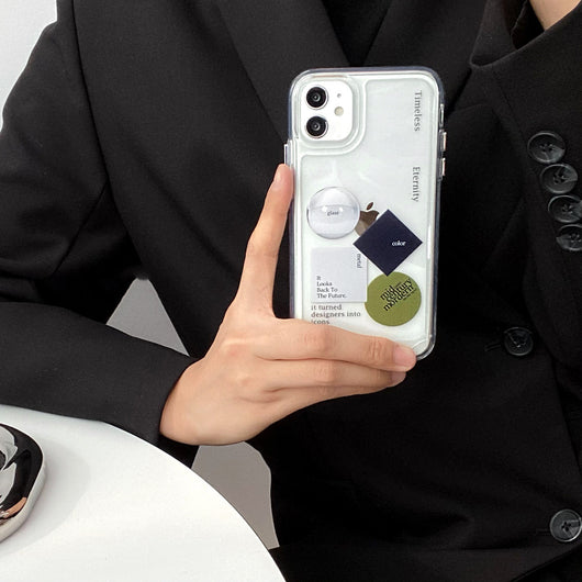 Funda Transparente para Teléfono con Diseño Minimalista Viento Frío - Image 10