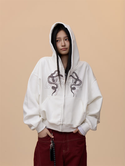 Sudadera Estampada con Capucha Retro para Mujer - Image 12