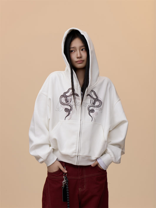Sudadera Estampada con Capucha Retro para Mujer - Image 12