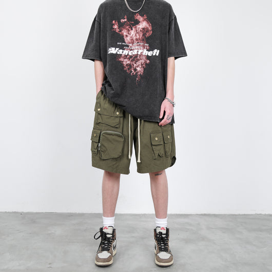 Pantalones Cargo Sueltos con Múltiples Bolsillos - Image 9