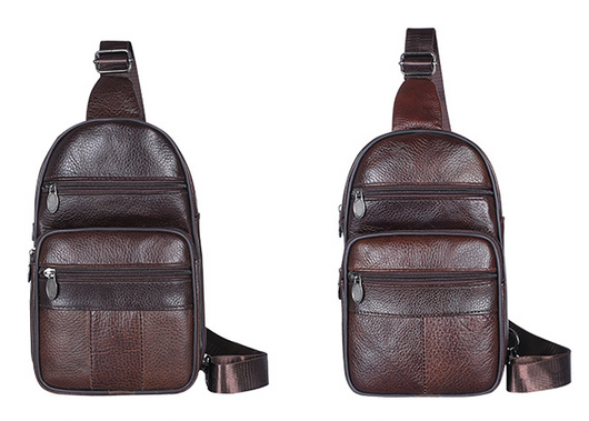 Bolso de Pecho Cuero Genuino para Hombre - Estilo Casual Premium - Image 14