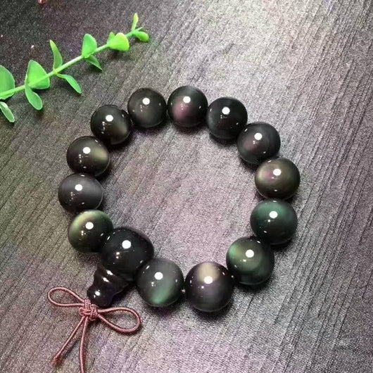 Pulsera de Obsidiana Bicolor - Protección y Equilibrio - Image 7